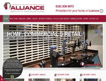 Tablet Screenshot of alliancesi.co.uk